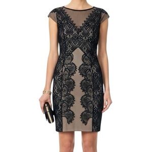 Nikibiki Lace Overlay Sheath Dress